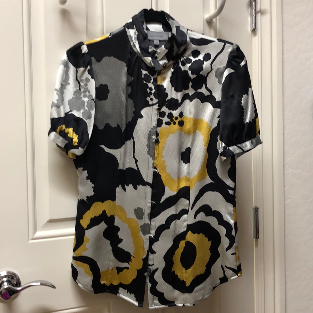 100% silk blouse